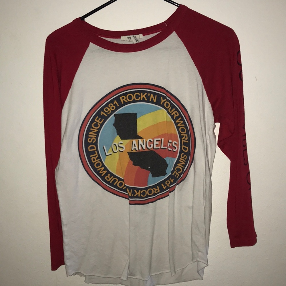 Red LA rock’n your world 1981 T-Shirt